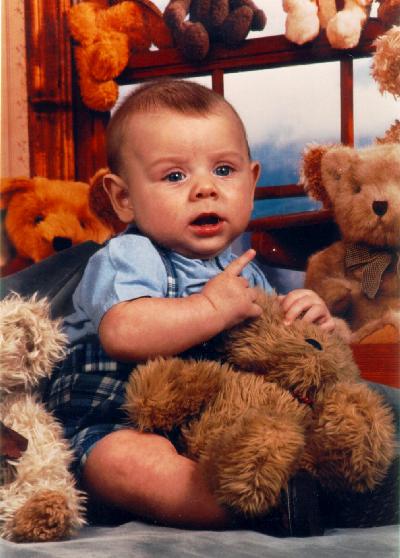 Zachary with Bears